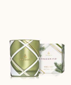 Frasier Fir® Frosted Plaid 6.5 oz Poured Candle