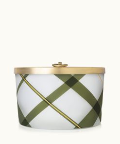 Frasier Fir® Frosted Plaid 3-Wick Candle