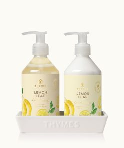 Lemon Leaf Sink Set