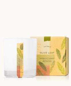 Olive Leaf Candle